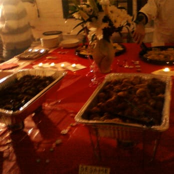 The Clay Studio - buffet style food for date night (not pictured: tubs of beer and wine/champipple) - Arts & Crafts Near Me - Philadelphia, Pennsylvania