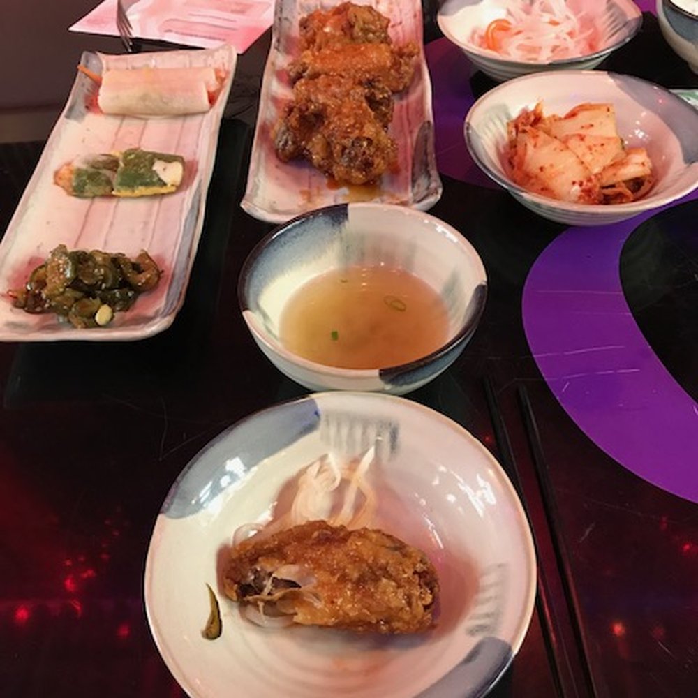 Bam Bam Kitchen - The array of starters at our recent lunch. - Korean Near Me - Ardmore, Pennsylvania