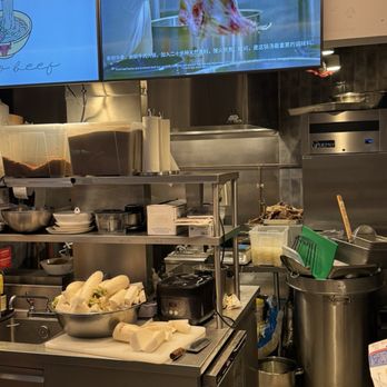 Kimbo Beef Noodle - Kitchen. Where the magic happens - Noodles Near Me - New York, New York