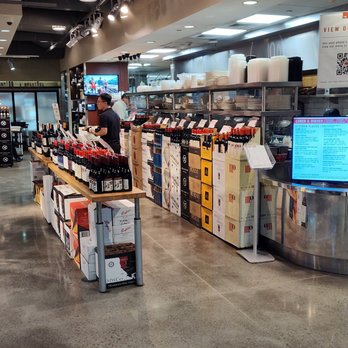 The Kitchen - Food ordering line. Cases and cases of wine! - Burgers Near Me - The Woodlands, Texas The Kitchen - Food ordering line. Cases and cases of wine! - Burgers Near Me - The Woodlands, Texas