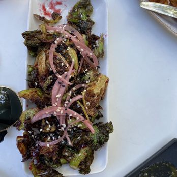 Glass & Vine - Brussel Sprouts - New American Near Me - Miami, Florida Glass & Vine - Brussel Sprouts - New American Near Me - Miami, Florida