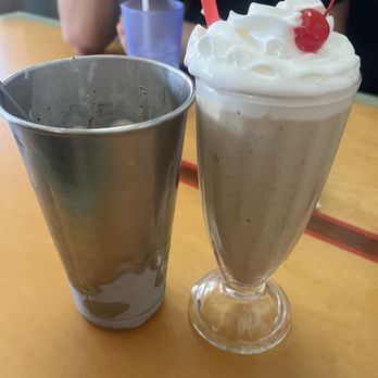Woody's Diner - Delicious Chocolate shake - Diners Near Me - Sunset Beach, California