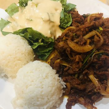 Kelly's Restaurant & Sushi Bar - Spicy pork - Sushi Bars Near Me - Kahului, Hawaii Kelly's Restaurant & Sushi Bar - Spicy pork - Sushi Bars Near Me - Kahului, Hawaii