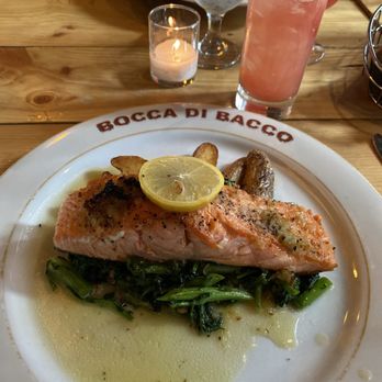 Bocca di Bacco Hell's Kitchen - Salmone Oreganata - Italian Near Me - New York, New York Bocca di Bacco Hell's Kitchen - Salmone Oreganata - Italian Near Me - New York, New York