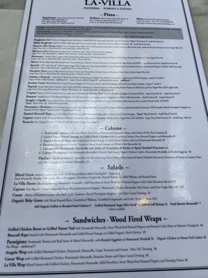 Menu photo 4 La Villa Pizzeria Brooklyn, NY Menu photo 4 La Villa Pizzeria Brooklyn, NY