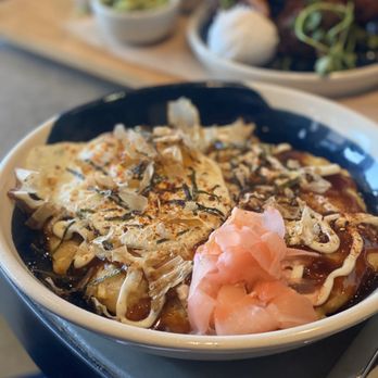 Five5eeds - Breakfast okonomiyaki- this was some sort of Japanese pancake. Savory yet sweet. Kinda weird but kinda good - Coffee & Tea Near Me - Park City, Utah