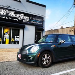 All That Jazz Sound & Security - Great shot of this MiniCooper awaiting its owner for delivery..
