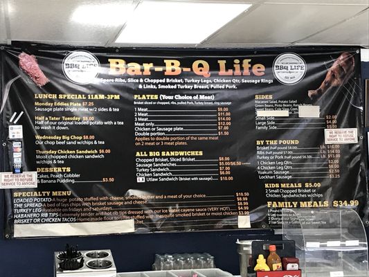 Menu photo 7 BBQLIFE San Antonio, TX