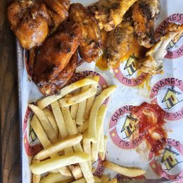 Wings and fries Wings and fries