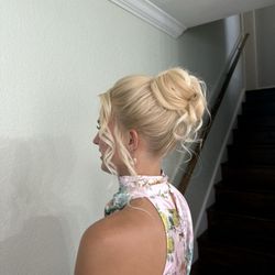 Shimmer Hair Spa - Bridal updo