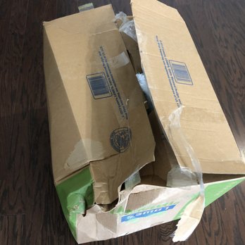 BTB Moving - example of damaged boxes due to large items on top - Movers Near Me - Roseburg, Oregon BTB Moving - example of damaged boxes due to large items on top - Movers Near Me - Roseburg, Oregon