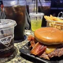 Topgolf - Burger was good