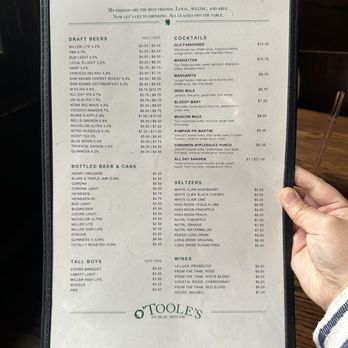 O'Toole's Public House - Drinks - Bars Near Me - Grand Rapids, Michigan O'Toole's Public House - Drinks - Bars Near Me - Grand Rapids, Michigan