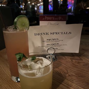 Percy's & Co. - Hibiscus Paloma and Golden Hour - Gastropubs Near Me - Seattle, Washington