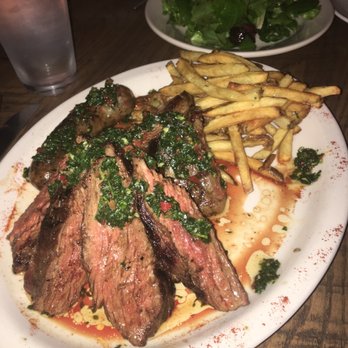 La Barrita Restobar - Steak platter for 2 with side salad in the background - Steakhouses Near Me - Baltimore, Maryland La Barrita Restobar - Steak platter for 2 with side salad in the background - Steakhouses Near Me - Baltimore, Maryland