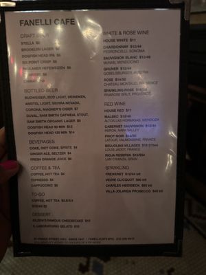 Menu photo 8 Fanelli's Cafe New York, NY Menu photo 8 Fanelli's Cafe New York, NY