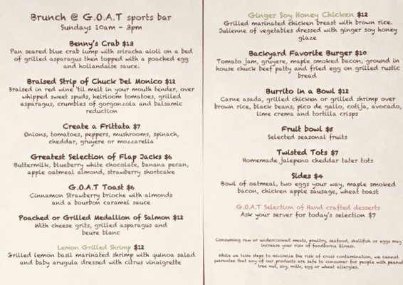 Menu photo 7 GOAT Sports bar Spring Valley, NV Menu photo 7 GOAT Sports bar Spring Valley, NV