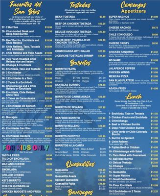 Menu photo 6 San Blas Puyallup, WA Menu photo 6 San Blas Puyallup, WA