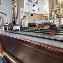 St Matthias Catholic Church - If he really care about the family's he would let everyone take pictures..the only good Specht he did was about giving money