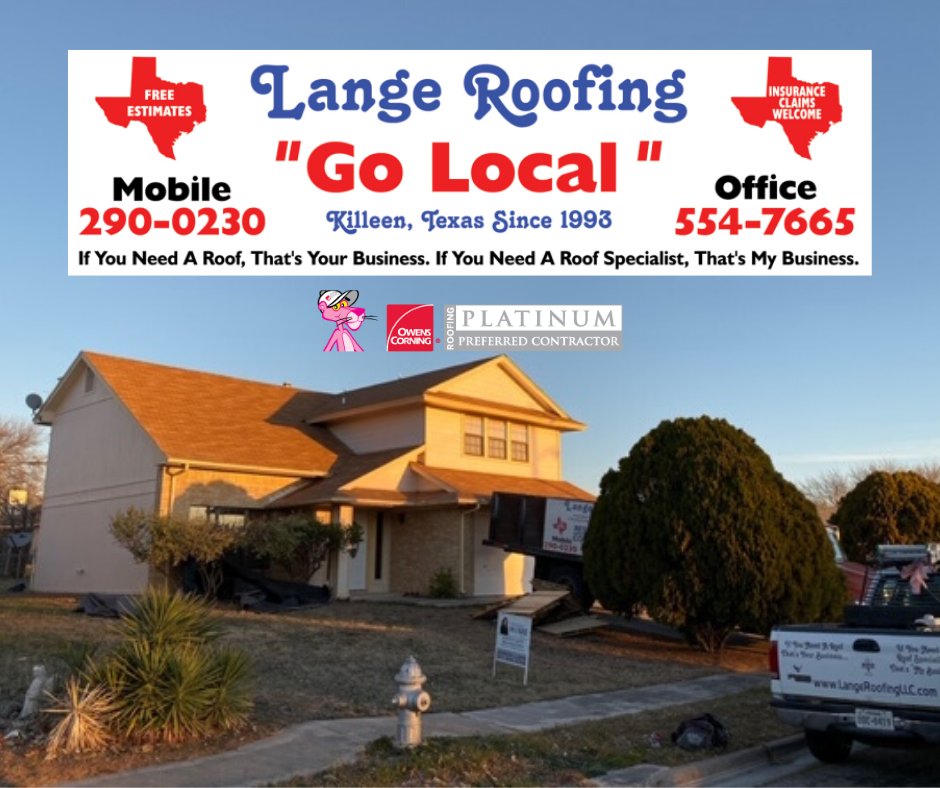 Slide of Lange Roofing