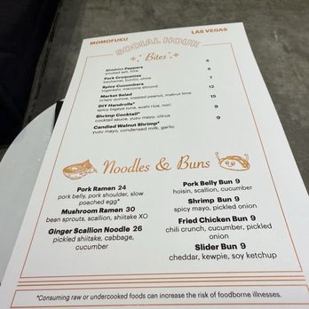 Momofuku - An insanely good deal! - New American Near Me - Las Vegas, Nevada