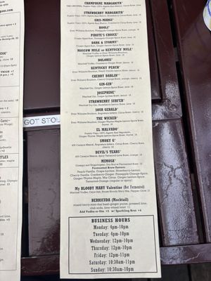 Menu photo 5 S/T Hooligan's Seattle, WA