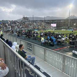 University of Hawaii at Manoa Football - T.C. Ching field looking Makai towards Ewa Mauka.