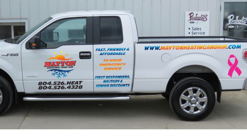 Slide of Mayton Heating and Air