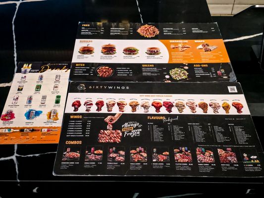 Menu photo 2 6ixty Wings Toronto, ON