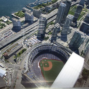 CN Tower - Rogers Centre from CN Tower - Landmarks & Historical Buildings Near Me - Toronto, Ontario