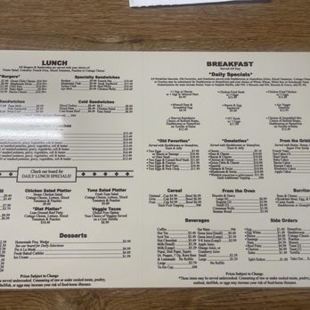 Ajo Cafe - The menu is lamented on the counter - Diners Near Me - Tucson, Arizona Ajo Cafe - The menu is lamented on the counter - Diners Near Me - Tucson, Arizona