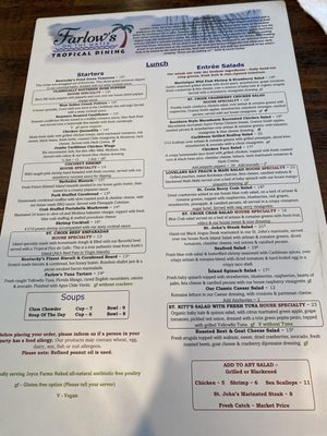 Menu photo 7 Farlow's On The Water Englewood, FL Menu photo 7 Farlow's On The Water Englewood, FL