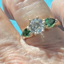 Goldline Fine Jewelers - Custom ring that Mark designed and made for me.