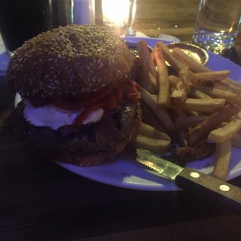 The Observatory - The glorious Lamb Burger - New American Near Me - Portland, Oregon