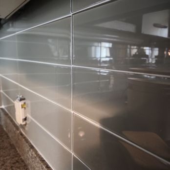 Home Renovators - Kitchen backsplash-- right after glass tile installation. Beautiful results. - Handyman Near Me - Fort Lauderdale, Florida Home Renovators - Kitchen backsplash-- right after glass tile installation. Beautiful results. - Handyman Near Me - Fort Lauderdale, Florida