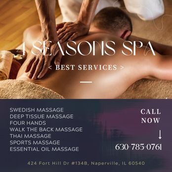 4 Seasons Spa - Massage Near Me - Naperville, Illinois