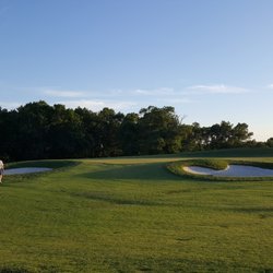 Mules National Golf Club - The island green is the only hole with water but beware: Mules National has plenty of sand!