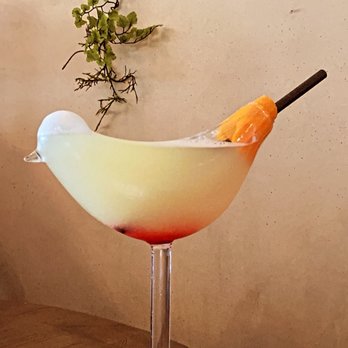 The Trove - a cocktail in a martini glass - Tapas Bars Near Me
