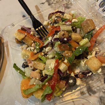 Aroma’s Italian Grill - Greek Salad this came with a ton of pepperoncinis that well pulled to the side for individual bites. This salad was loaded with toppings. - Italian Near Me - Augusta, Georgia