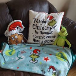 Hobby Lobby - Grinch stuff. 2 pillows from 2022.