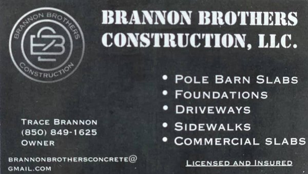BRANNON BROTHERS CONSTRUCTION - Updated October 2025 - Marianna ...