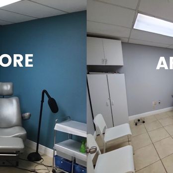 D.N.D Roofing & Construction Services - Before & After shot of interior paint job - Roofing Near Me