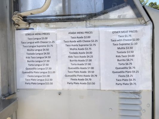 Menu photo 1 Taco Truck L 1000000 Marietta, GA