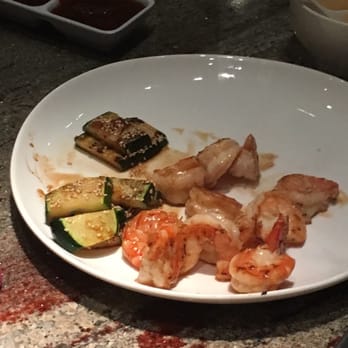 Encore Teppan - Starting to fill the plate - Teppanyaki Near Me - Diamond Bar, California
