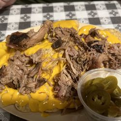Whole Hog Cafe - Pulled pork nachos