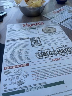 Menu photo 2 El Azteca Perimeter Sandy Springs, GA