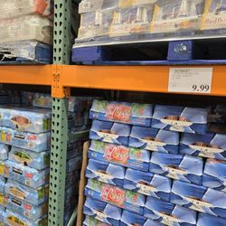 Costco Wholesale - LaCroix is $9.99 with 24 cans, and Kirkland brand Sparkling water is $12.69 with 35 cans. Pay $2.80 more to get 11 more cans.