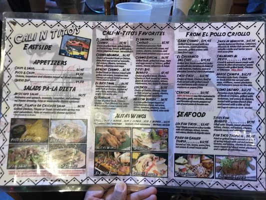 Menu photo 8 Cali N Tito's at La Puerta del Sol Athens, GA