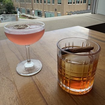 Nightingale Rooftop - Maple Old fashion & cosmopolitan - Cocktail Bars Near Me - Holly Springs, North Carolina