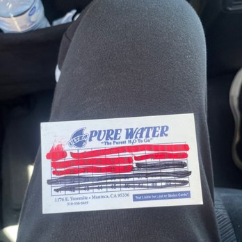 Ultra Pure Water - a close up of a car seat - Water Stores Near Me - Manteca, California Ultra Pure Water - a close up of a car seat - Water Stores Near Me - Manteca, California